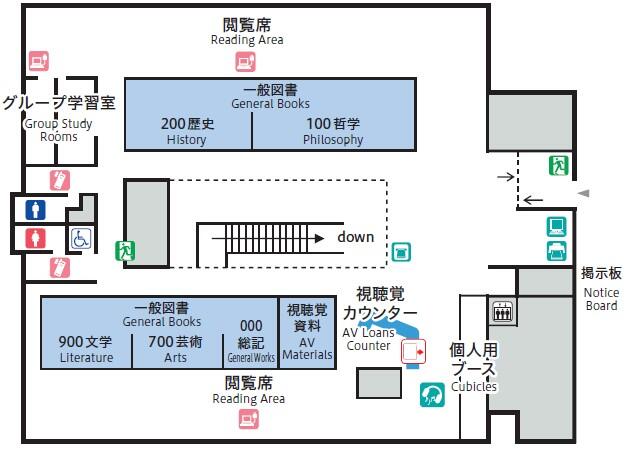 相模原キャンパス3階フロアガイド